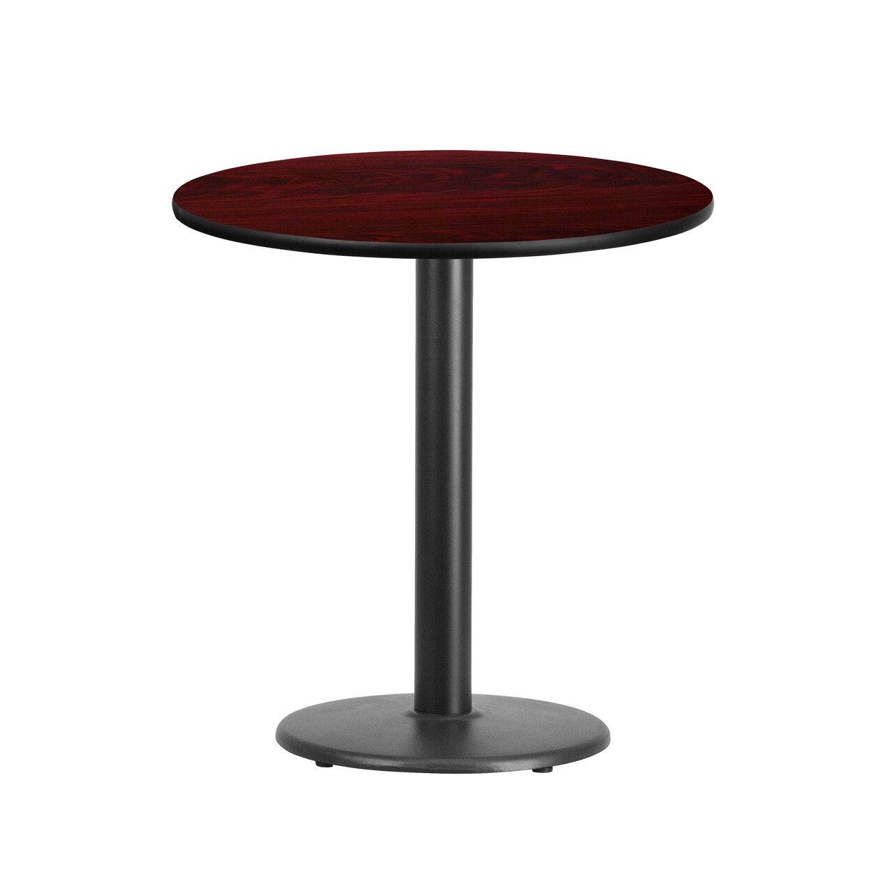 Emma and Oliver 24" Round Laminate Table Top with 18" Round Table Height Base